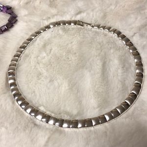 Napier omega necklace silver tones!